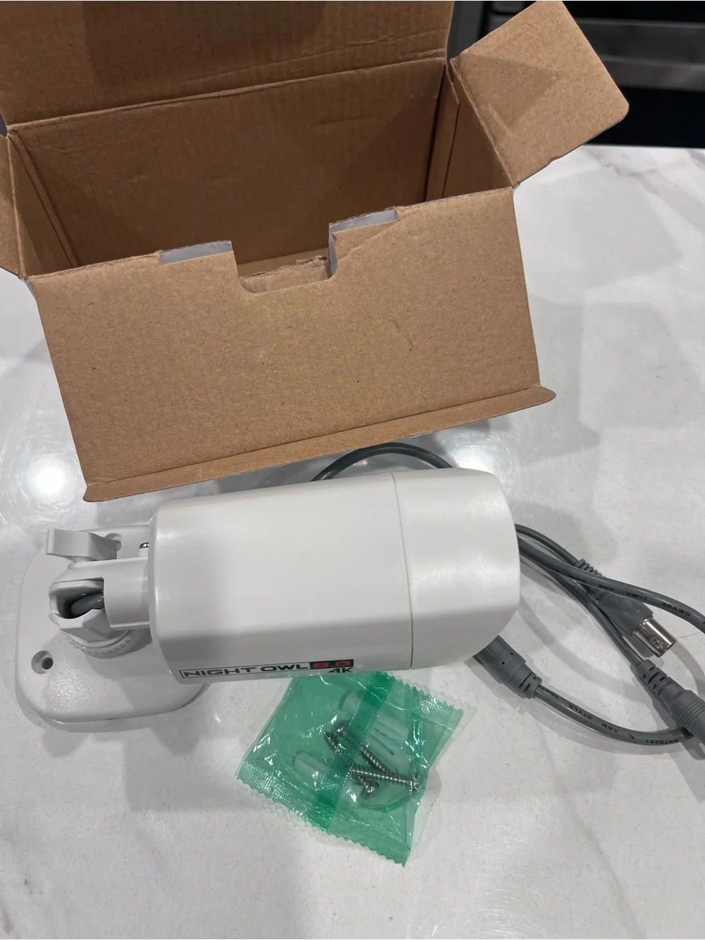 Night Owl CM-PTHD80W-BU 4K White Bullet Security Camera